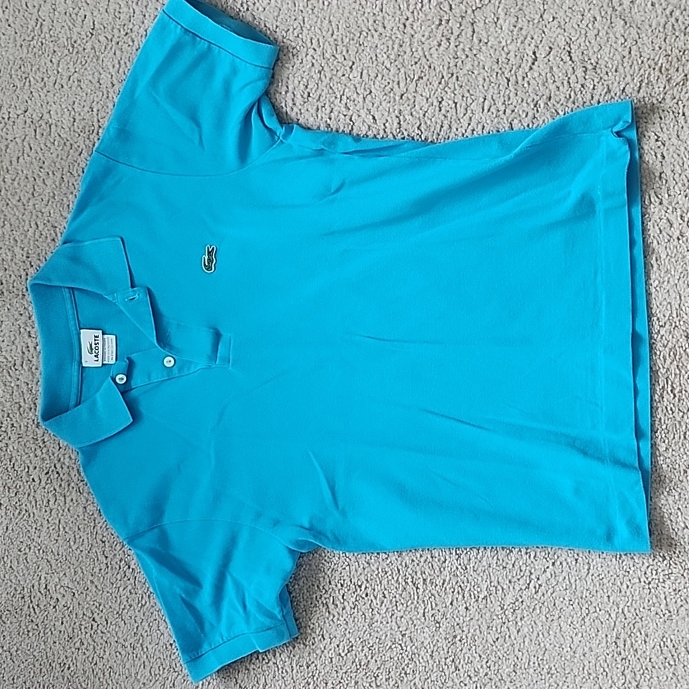 Lacoste Blue Polo Size Small 3